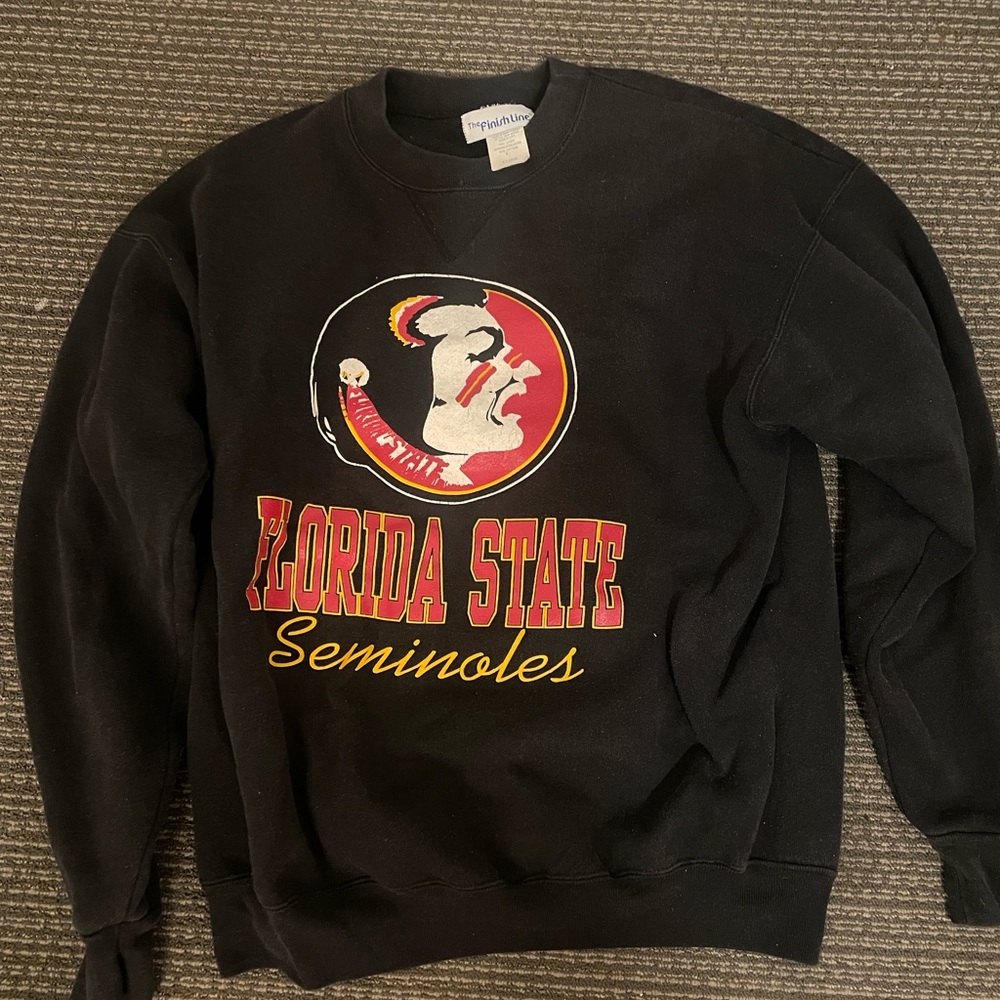 Black vintage xl fsu crewneck